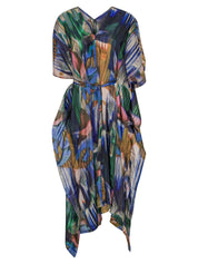 Henrik Vibskov Uncut Kaftan - Multi Brush Drips