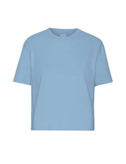 Colorful Standard Organic Boxy Crop Tee - Seaside Blue