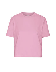 Colorful Standard Organic Boxy Crop Tee - Cherry Blossom