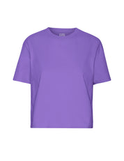Colorful Standard Organic Boxy Crop Tee - Ultra Violet