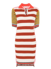 Henrik Vibskov Mix Polo Dress - Pink Mix