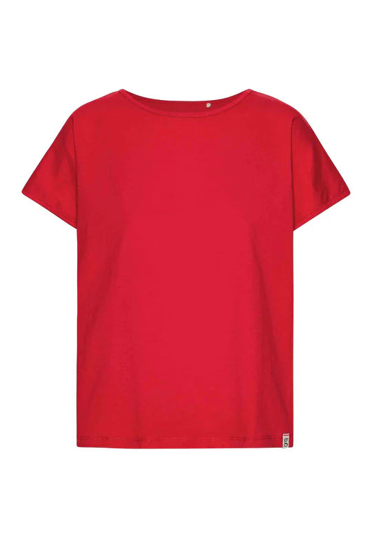Grobund Karen t-shirt Valmuerød