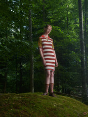 Henrik Vibskov Mix Polo Dress - Pink Mix