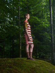 Henrik Vibskov Mix Polo Dress - Pink Mix