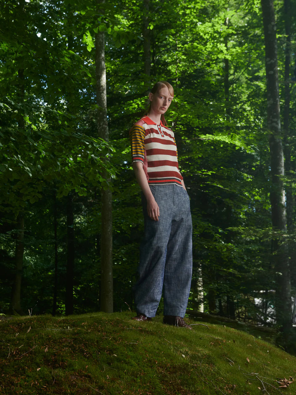 Henrik Vibskov Mix Polo - Pink Mix