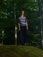 Henrik Vibskov Mix Polo - Teal Mix