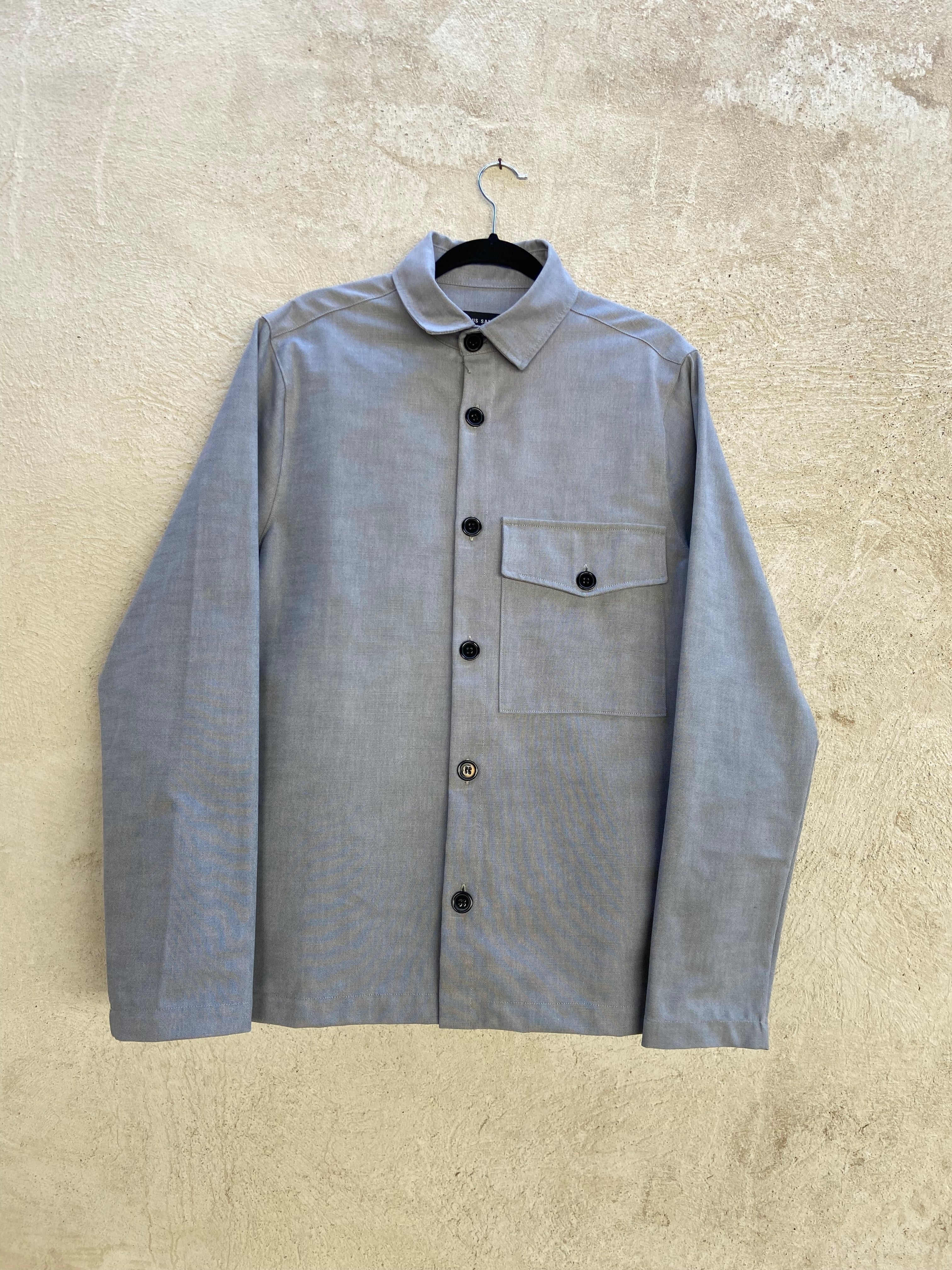 Klaus Samsøe Overshirt Made in Denmark Grå