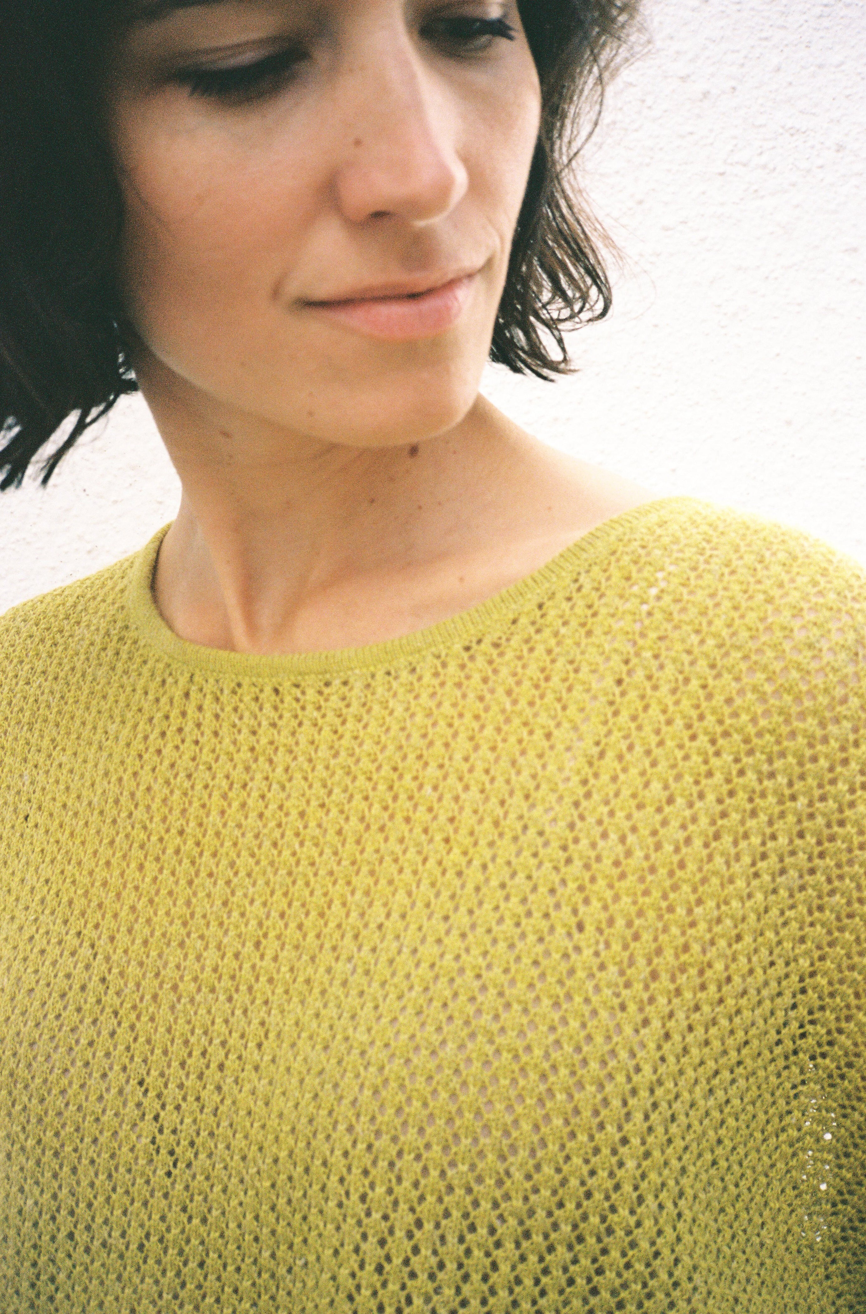 Jungle Folk Delia Knit Top Lime