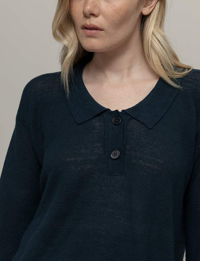 Polo-a-Maniche-Lunghe-Donna-Lino-Rigenerato-Nina-9.jpg