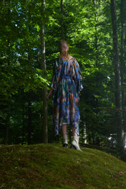 Henrik Vibskov Uncut Kaftan - Multi Brush Drips