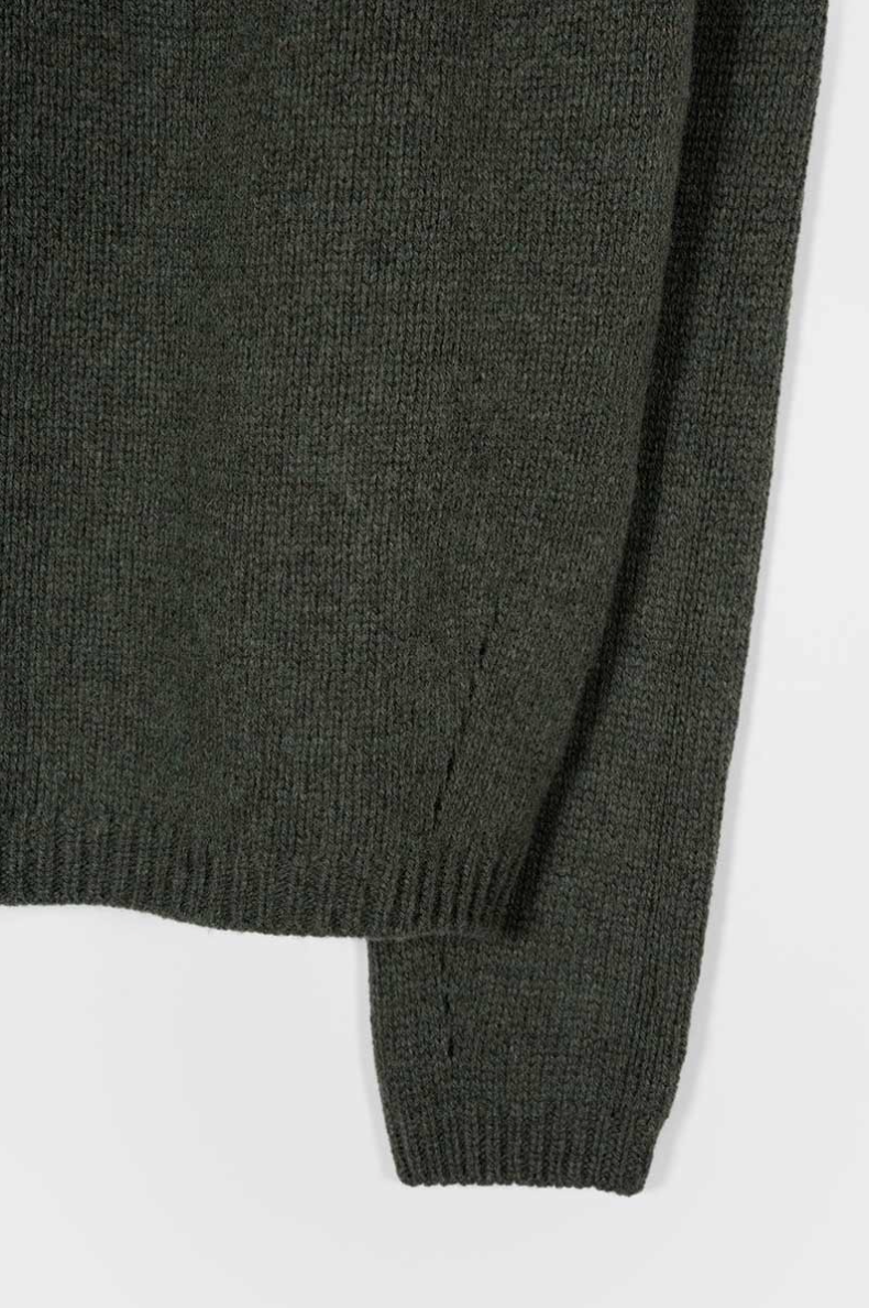 Rifo - Corinna Woman Wool Sweater - Green Foresta