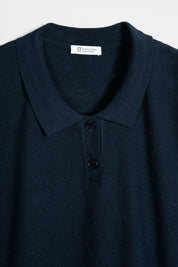 Rifo Nina Women's Polo Recycled Linen Blue