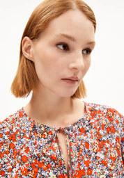 Armedangels Andrikaa Mosaic Lino Coral Blush