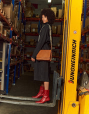 O My Bag Audrey Cognac Apple Leather