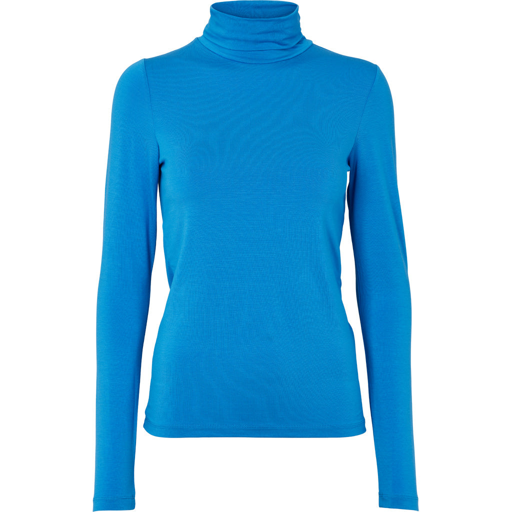 Basic Apparel Joline T-Neck Princess Blue bluse tencel