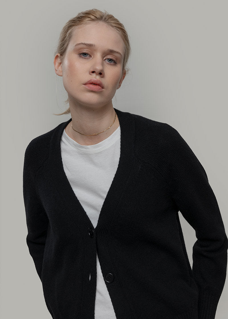 Rifo - Tosca Woman Cashmere Cardigan - Black