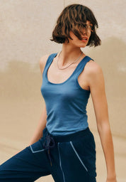 Hanro - Tank Top - Ultralight Slate Blue