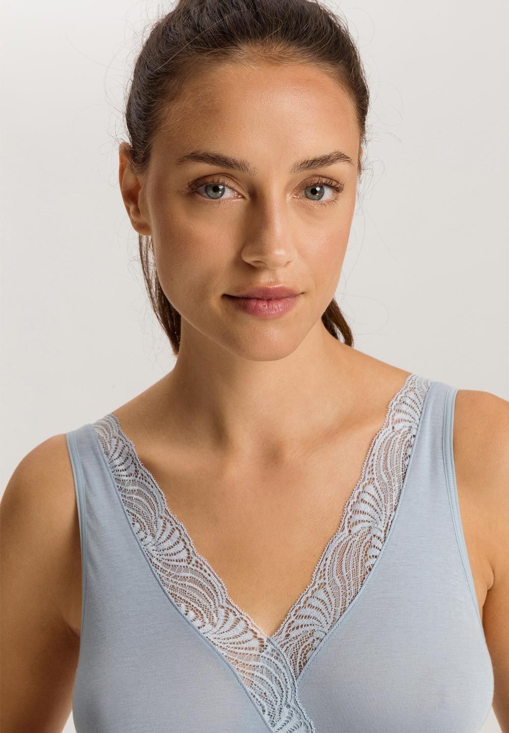 Hanro - Cotton Delight Soft Cup Bra - Sea Breeze