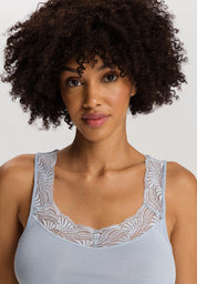 Hanro - Cotton Delight Top - Sea Breeze