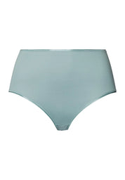 Hanro - Cotton Seamless Maxi Briefs - Tourmaline Blue