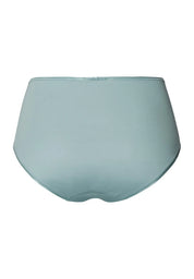 Hanro - Cotton Seamless Maxi Briefs - Tourmaline Blue