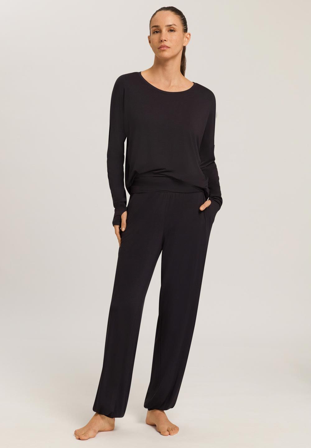 Hanro - Yoga Long Pants - Black