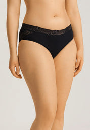 Hanro - Cotton Delight Midi Briefs - Black