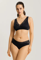 Hanro - Cotton Delight Midi Briefs - Black