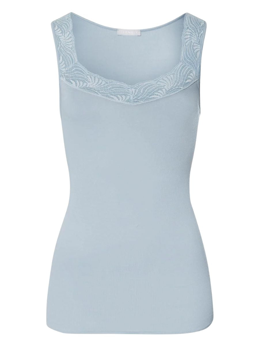Hanro - Cotton Delight Top - Sea Breeze