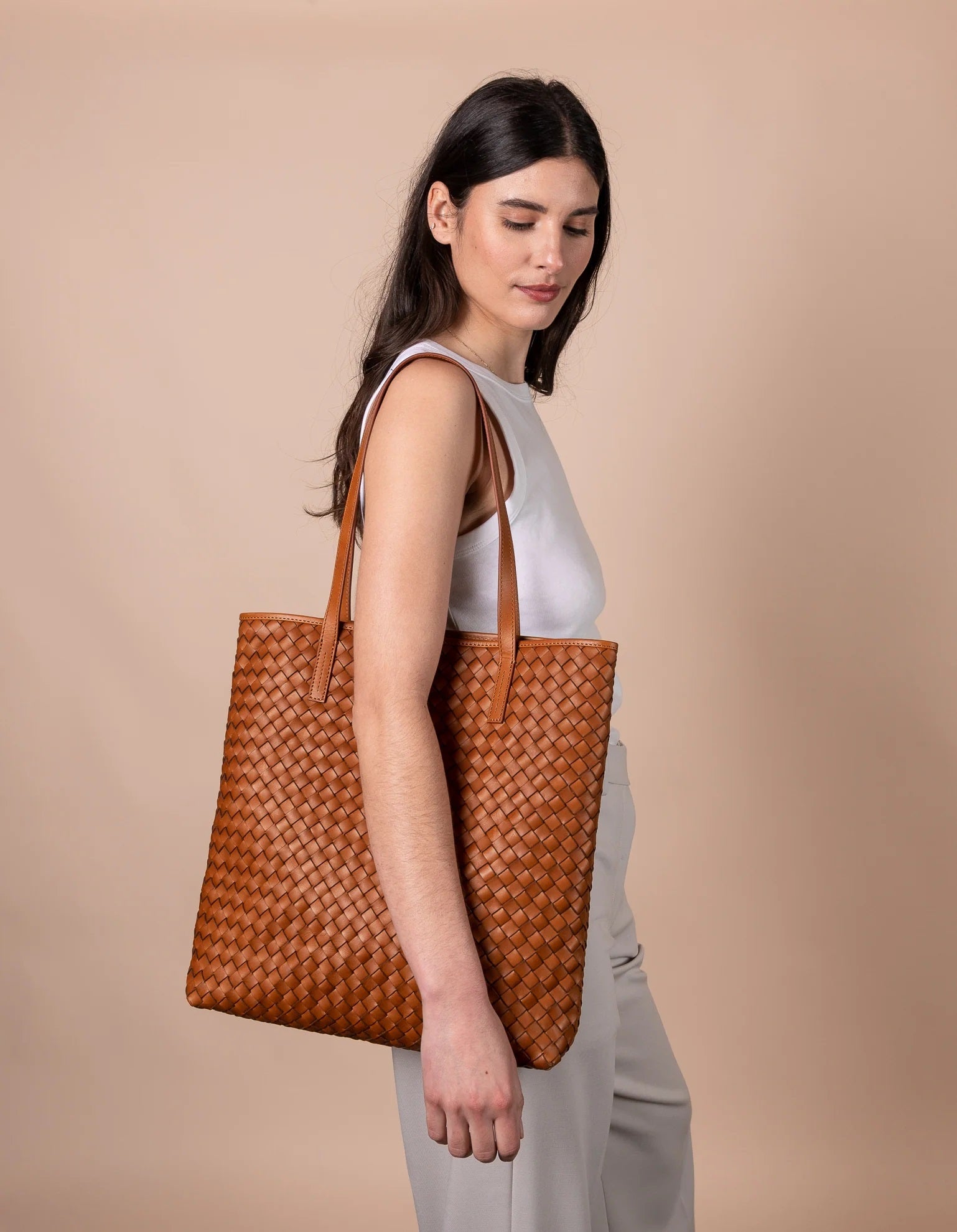 O My Bag Georgia skindtaske cognac