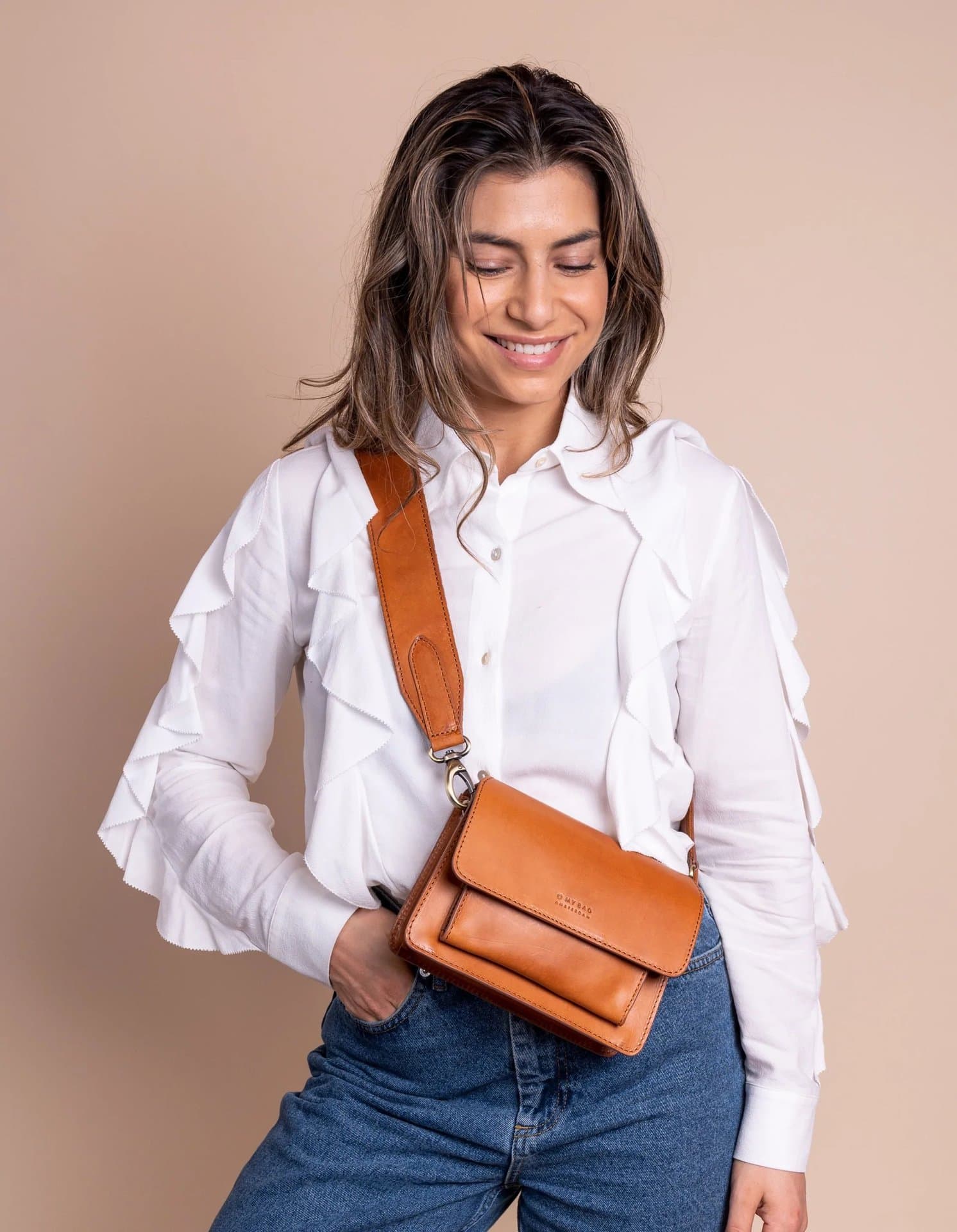 O My Bag Harper Mini taske cognac