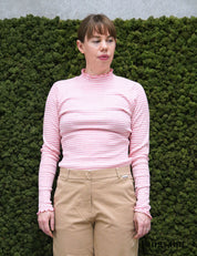 Basic Apparel Silma High Neck Conch shell / birch