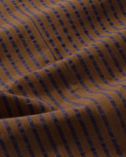 Thinking Mu Brown Stripes Janis Jumpsuit