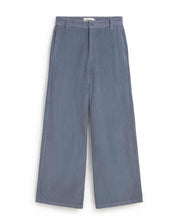 Thinking Mu - High rise corduroy Karina pants - Blue