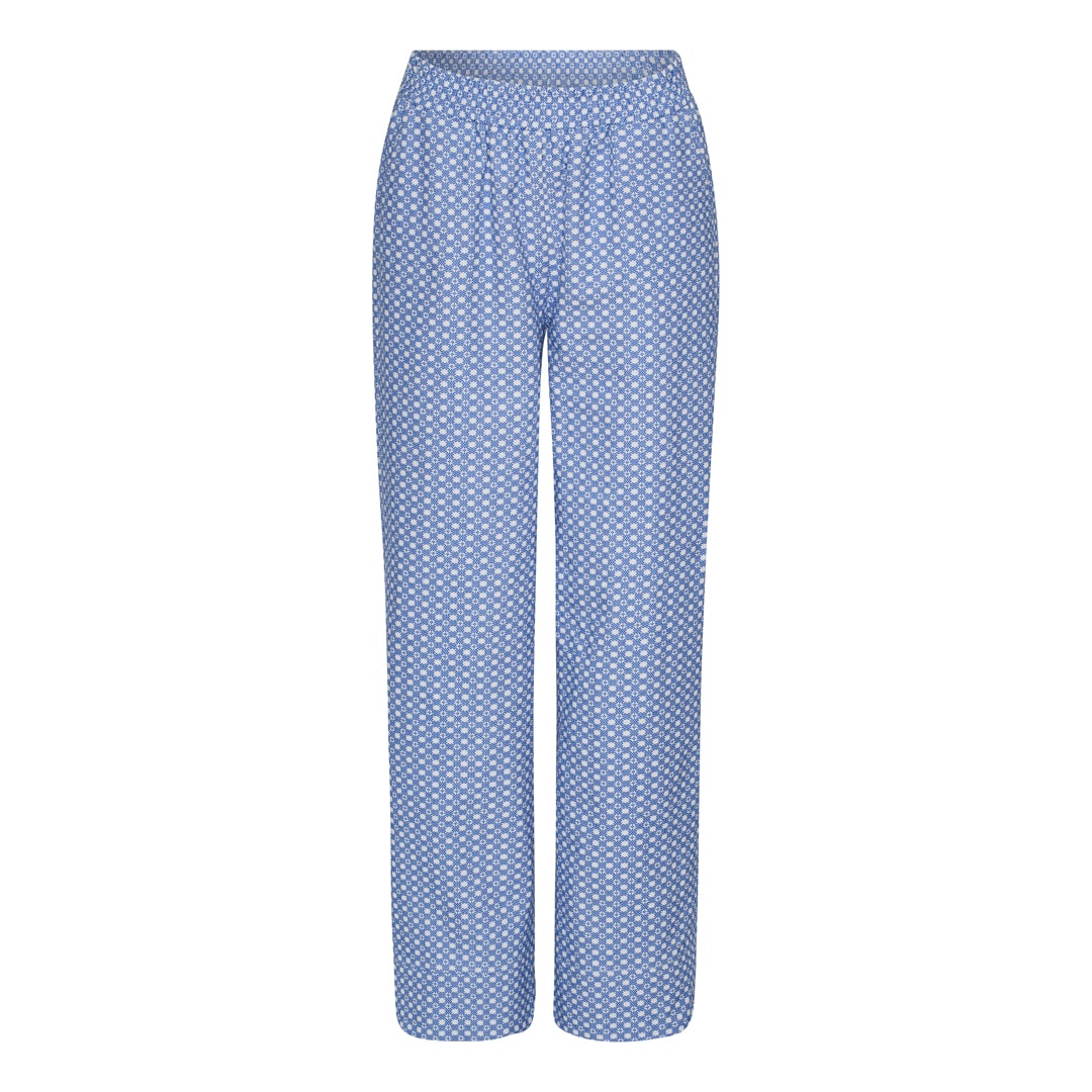 Schulz By Crowd Panne Organic Cotton Pants Delosca Blue/white