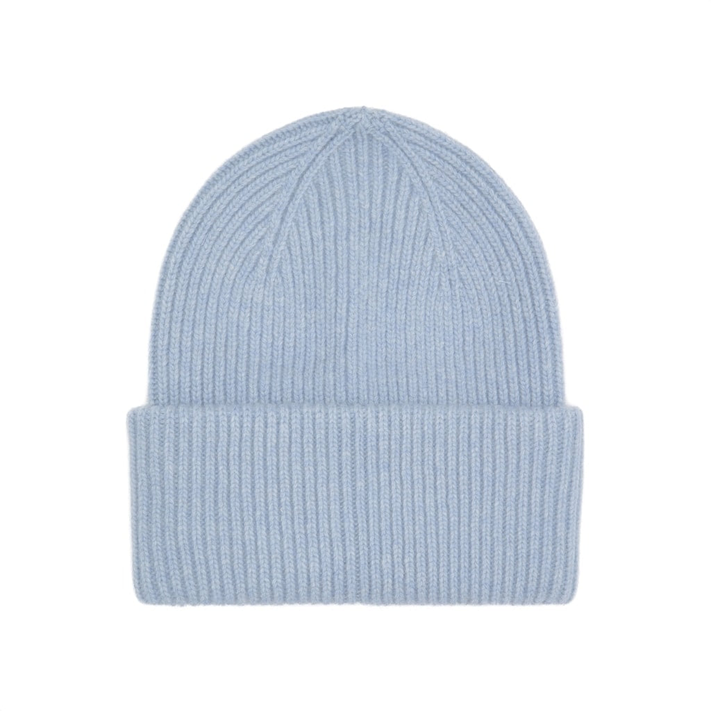 Merino wool hat - Stone Blue