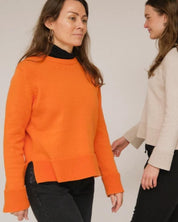 Basic Apparel Willow Sweater Mandarin Orange