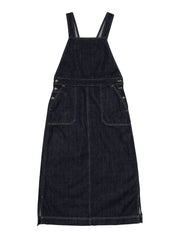 Nudie Jeans Malwa Workwear Denim Dress Dark Blue