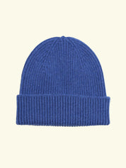 Merino wool beanie - Royal blue