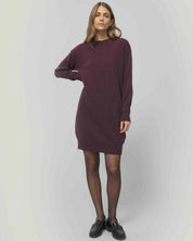 Rifo Selvaggia Recycled Wool Dress - Brown Caffè