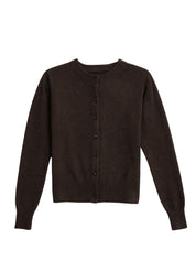 Dinadi YAK Cardigan - Dark Brown