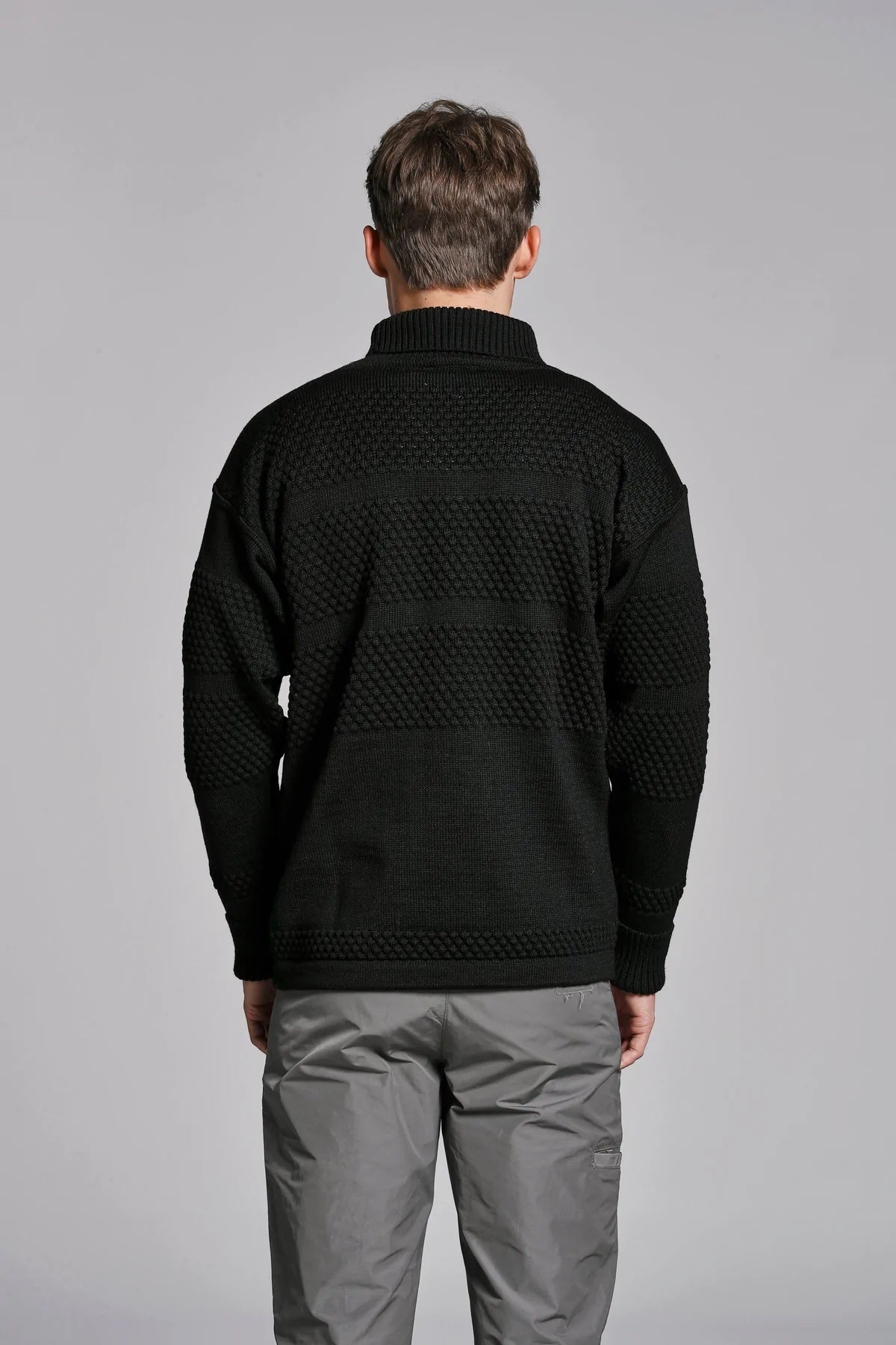 S.N.S Herning - Fisherman Sweater | høj hals, Void Black