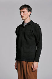 S.N.S. Herning FISHERMAN full zip | lang lynlås, black void