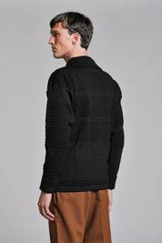 S.N.S. Herning FISHERMAN full zip | lang lynlås, black void