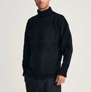 S.N.S Herning - Fisherman Sweater | høj hals, navy blue
