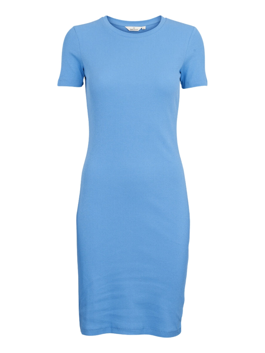 Basic Apparel - Ludmilla SS Dress GOTS Azure Blue