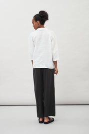 Maska Thea Flowy Tencel Pants - Black