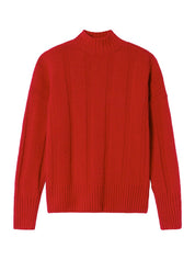 Thinking Mu Red carol Knitted Sweater