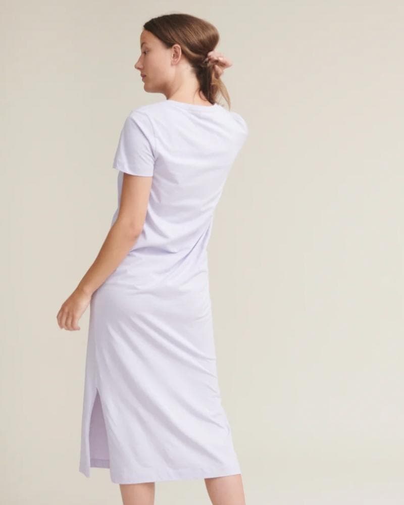 Basic Apparel Rebekka Dress - Purple Heater