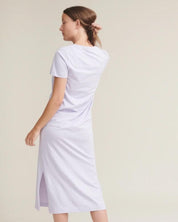 Basic Apparel Rebekka Dress - Purple Heater